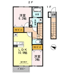 クレールメゾンの物件間取画像